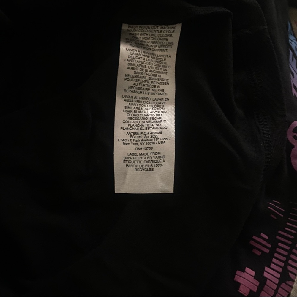 Adidas Exit Game On Hooded Long Sleeve Tee X-L (18/20) Black - Picture 6 of 6